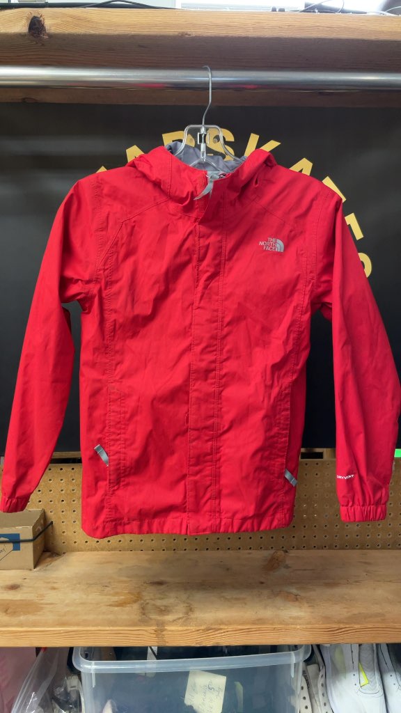 The North Face Junior 10/12 DryVent Rain Jacket - Red