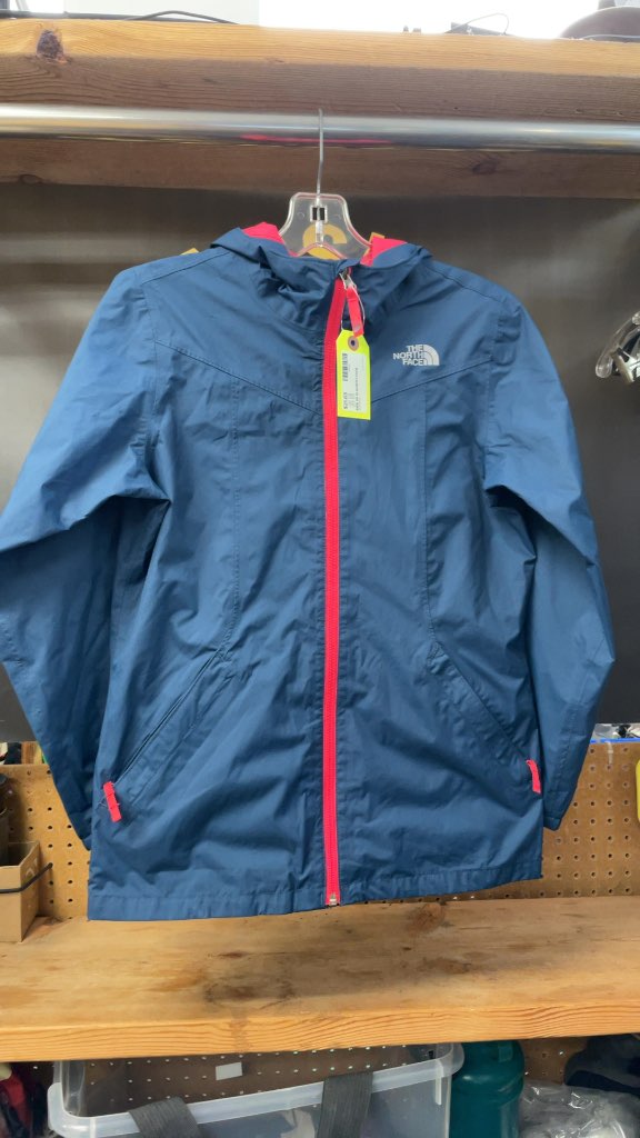 The North Face Junior Rain Jacket - Navy/Pink - Size JR 12