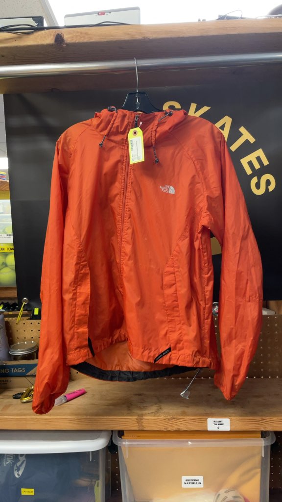 The North Face Men's Small Orange Rain Jacket