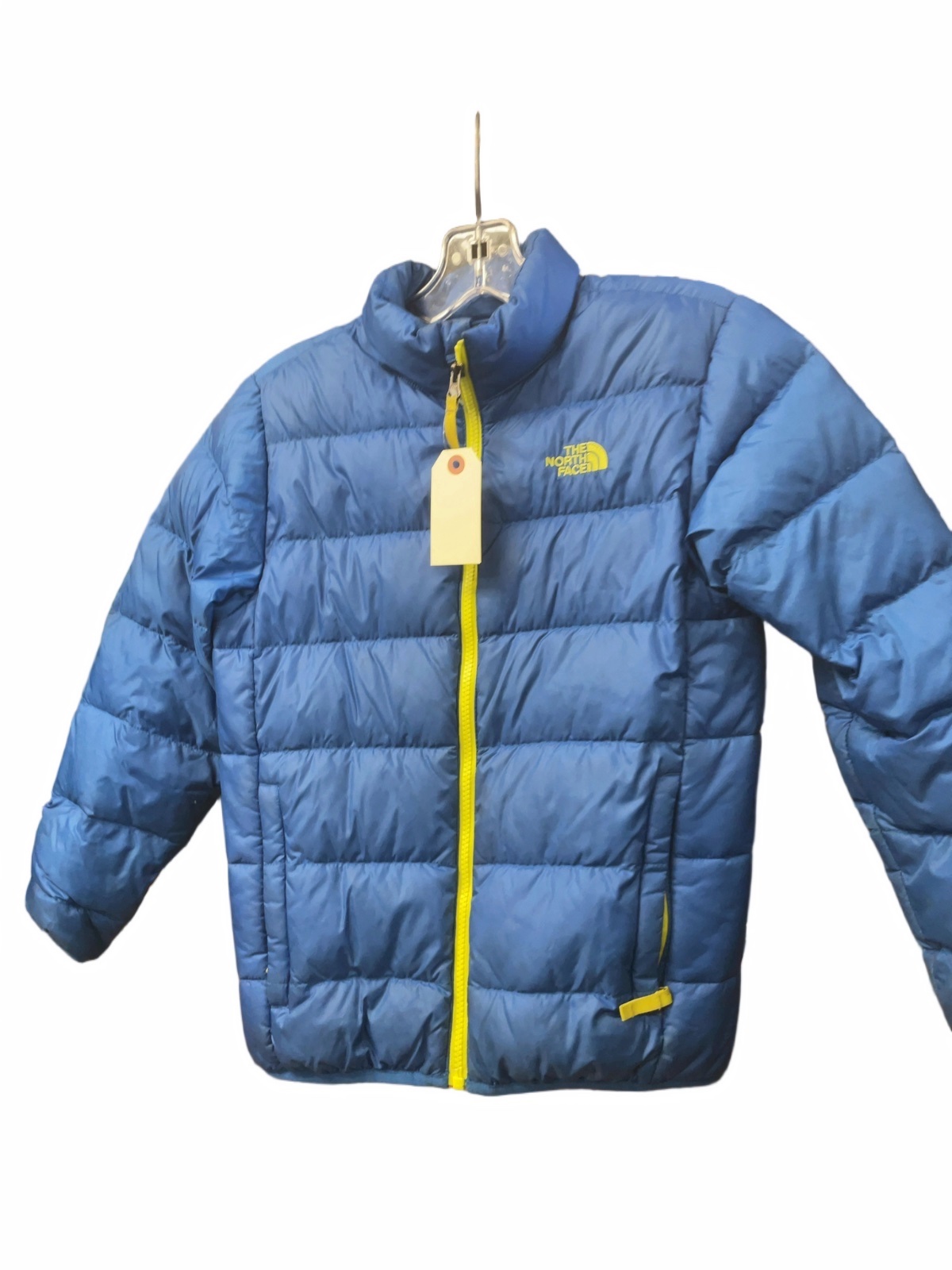 The North Face Puffer Jacket Size 10/12 Blue - image 1