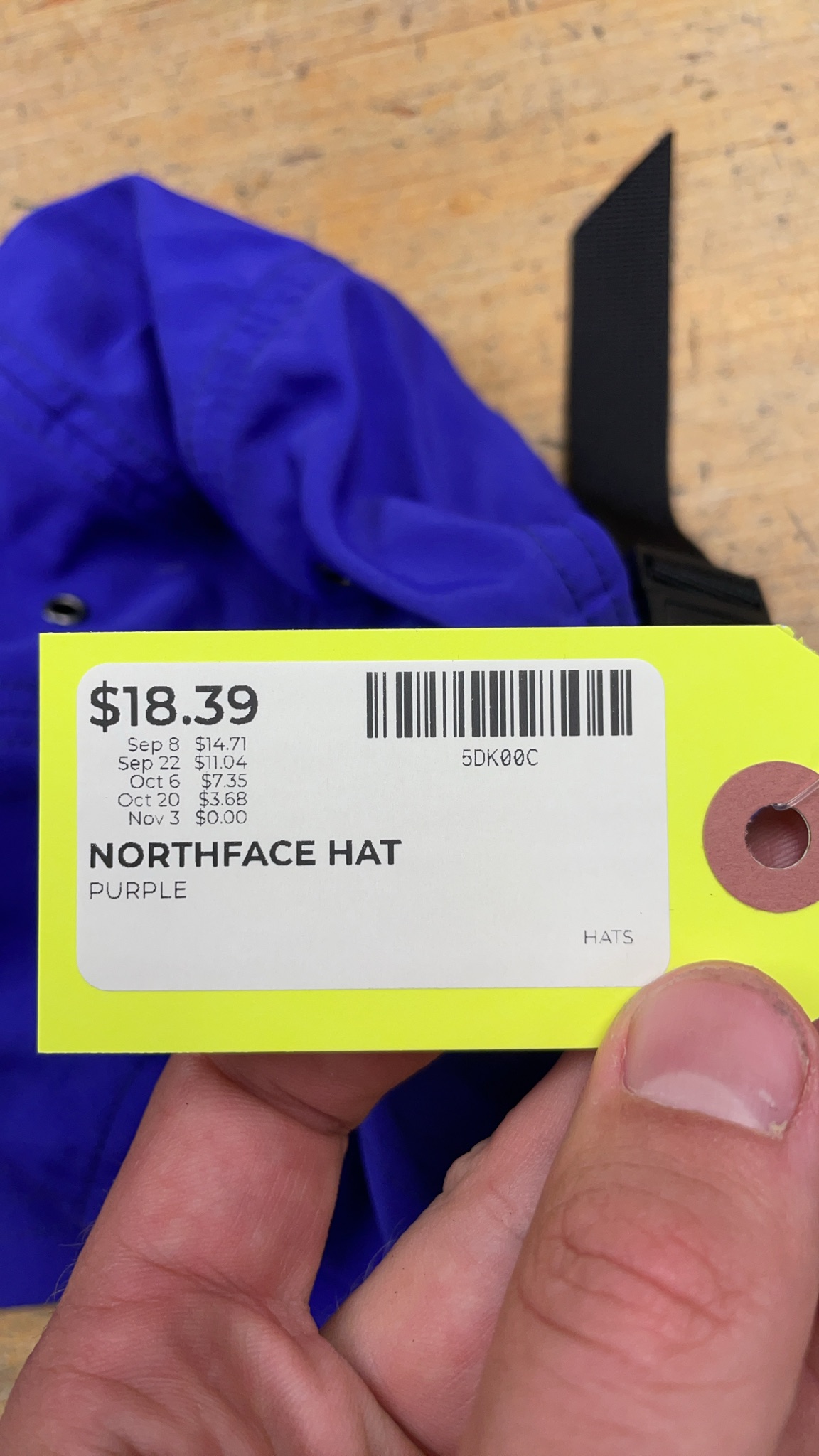 The North Face Purple Adjustable Hat