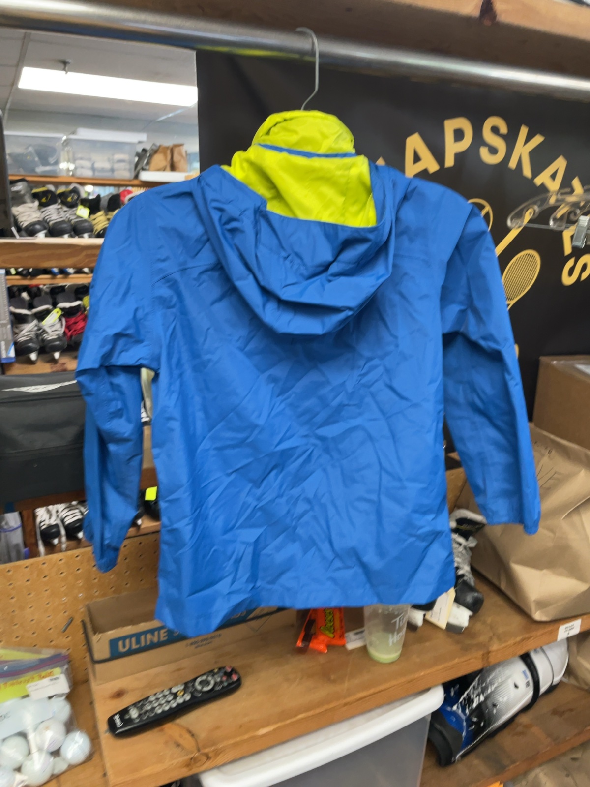 The North Face Rain Jacket JR 7/8 Blue/Yellow