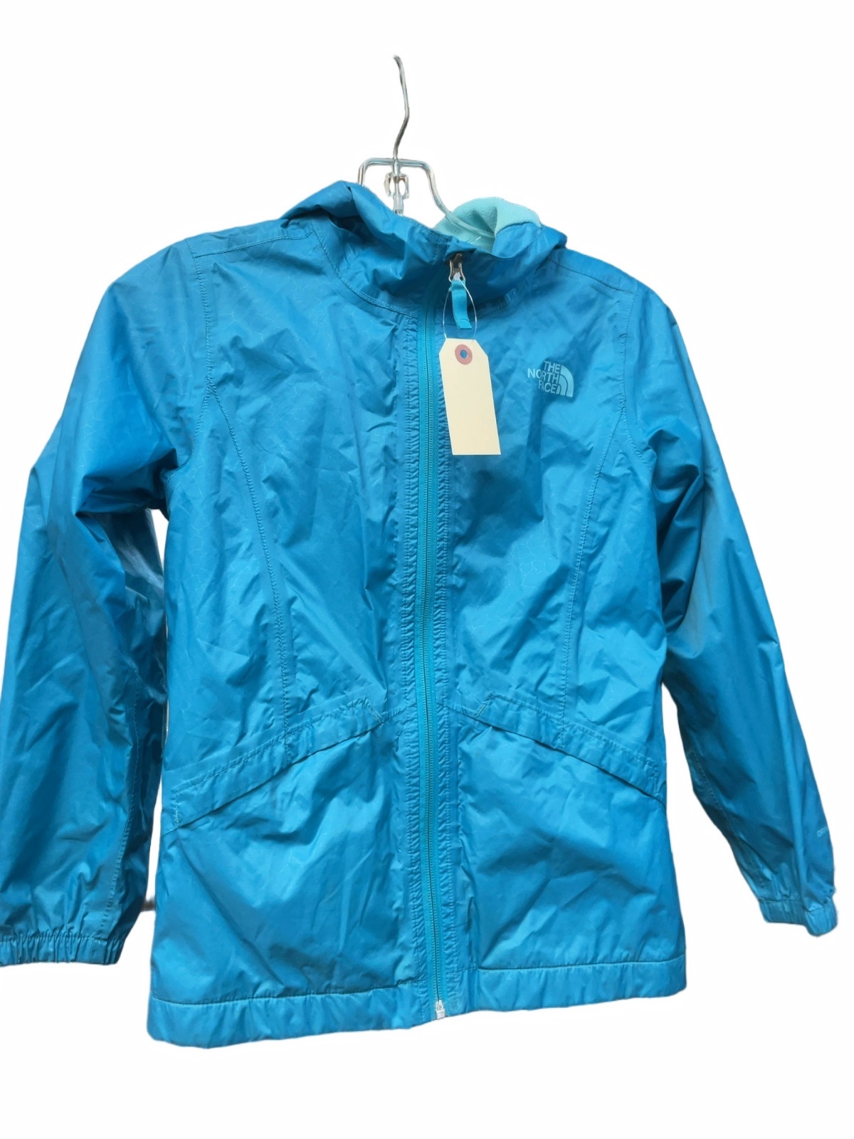 The North Face Rain Jacket Size 10/12 Blue - image 1