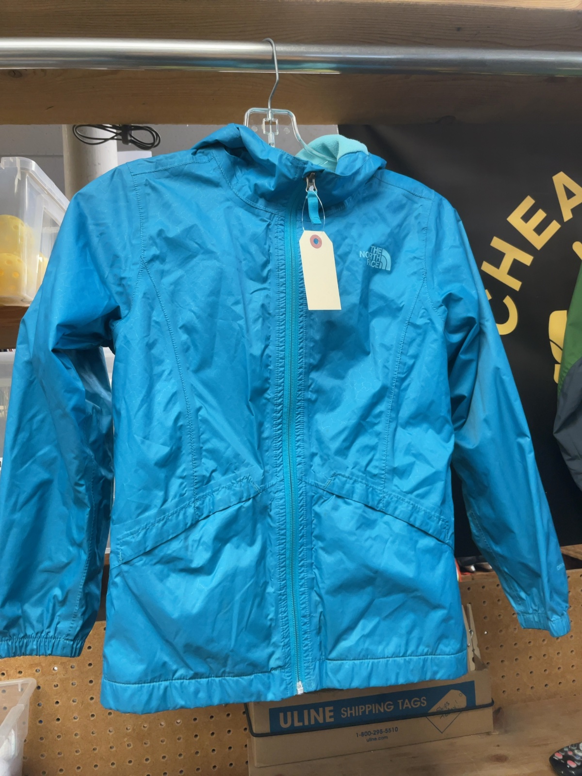 The North Face Rain Jacket Size 10/12 Blue