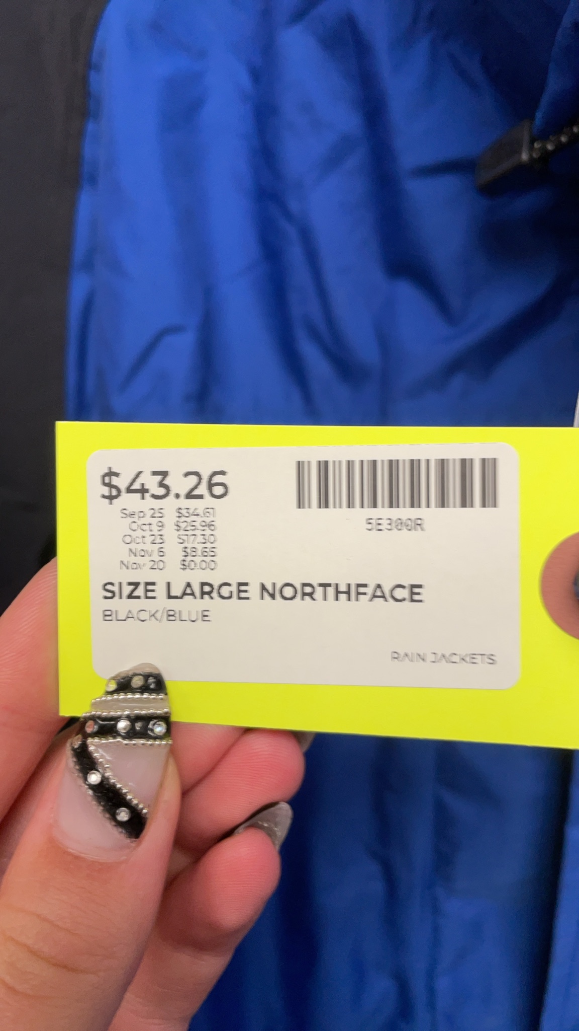 The North Face Summit Series Size L Rain Jacket
