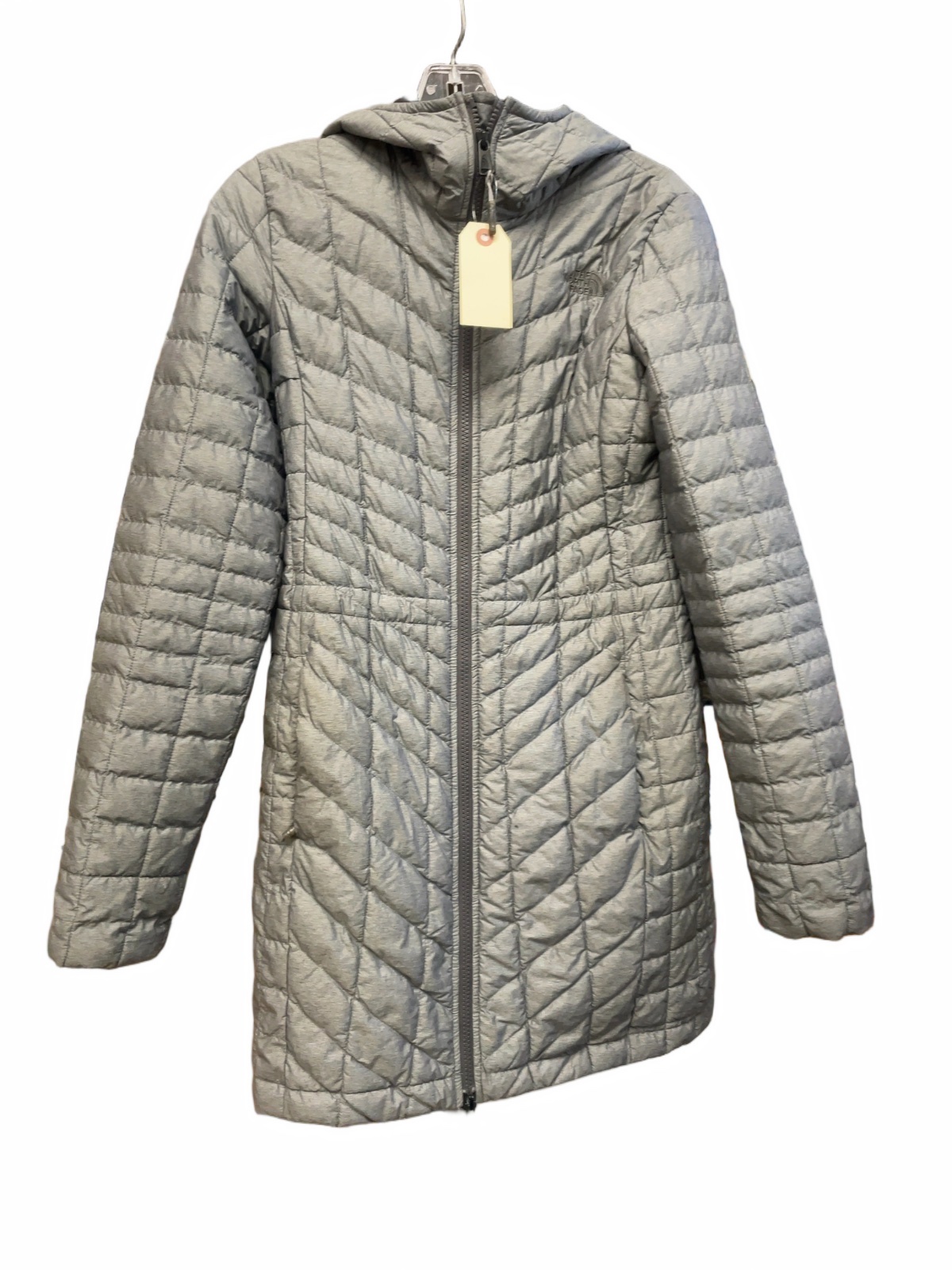 The North Face Thermoball Parka Ladies XS Grey Quilted Jacket - image 1