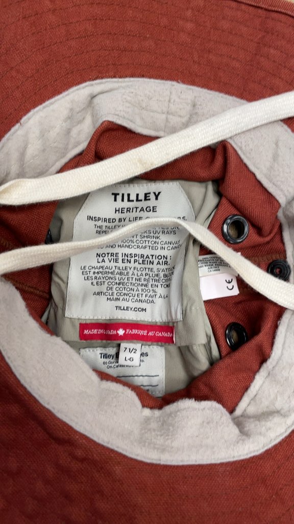 Tilley Heritage Hat 7 1/2 Red