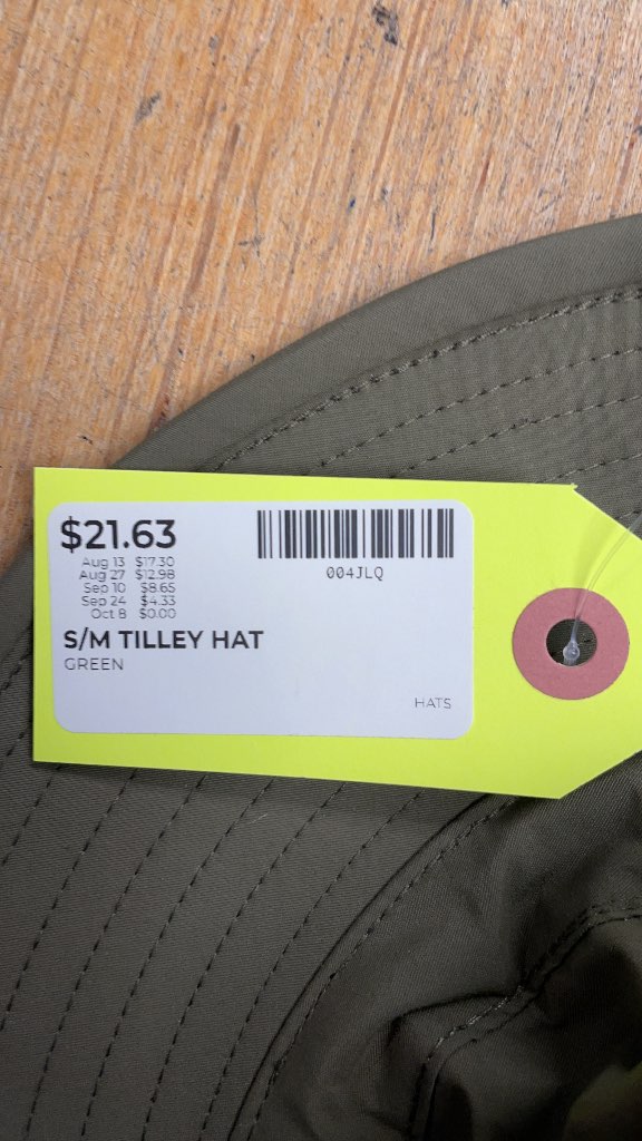 Tilley S/M Green Sun Hat