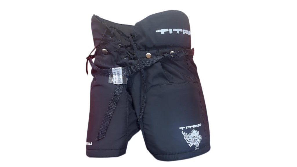Titan Youth Hockey Pants Black Large - image 1