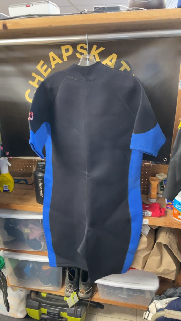 Tommy Sports 5X Shorty Wetsuit - Black/Blue