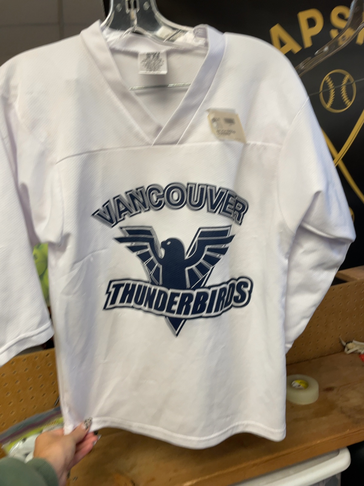 Troy Vancouver Thunderbirds JR S/M Hockey Jersey