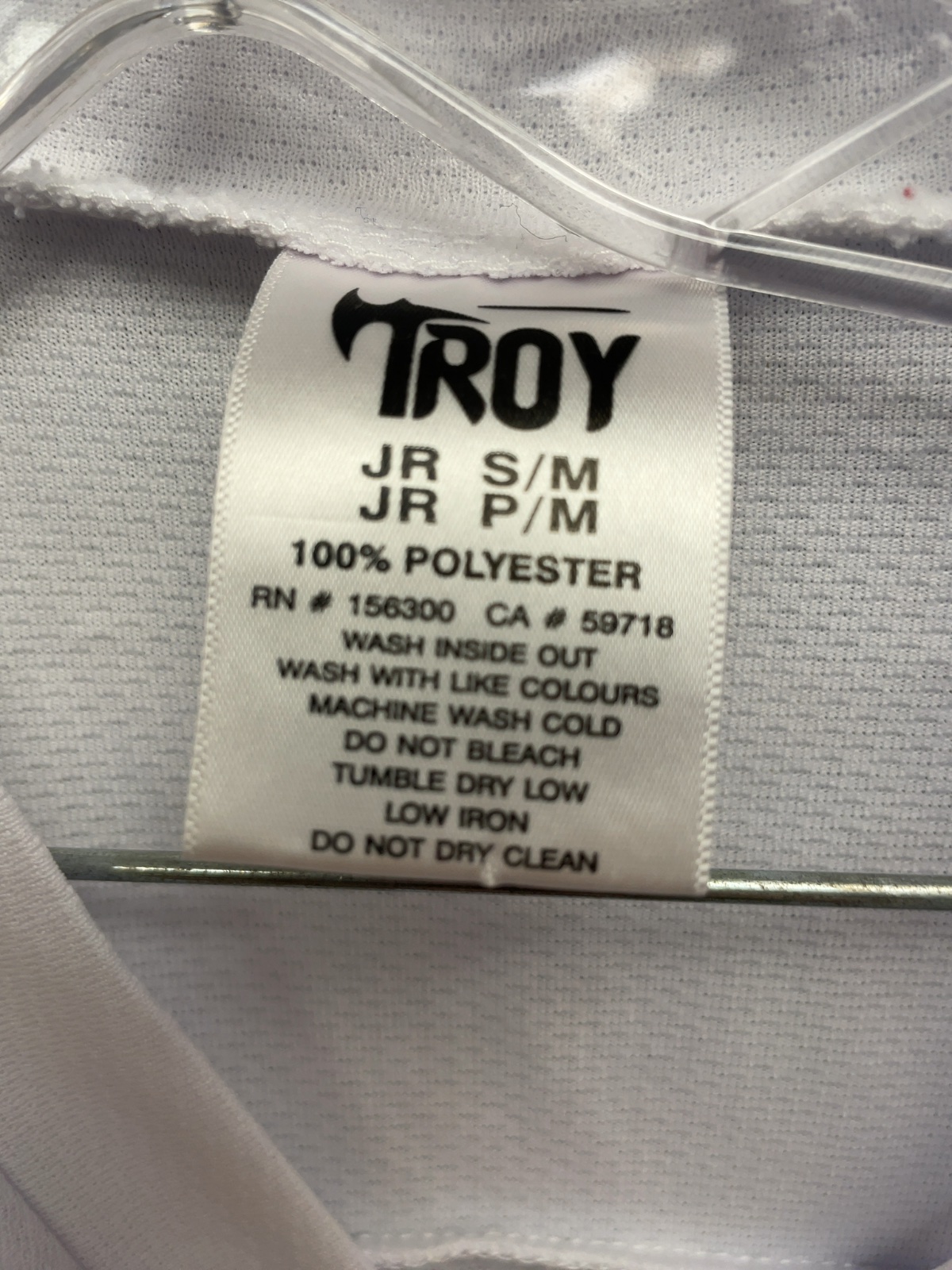 Troy Vancouver Thunderbirds JR S/M Hockey Jersey