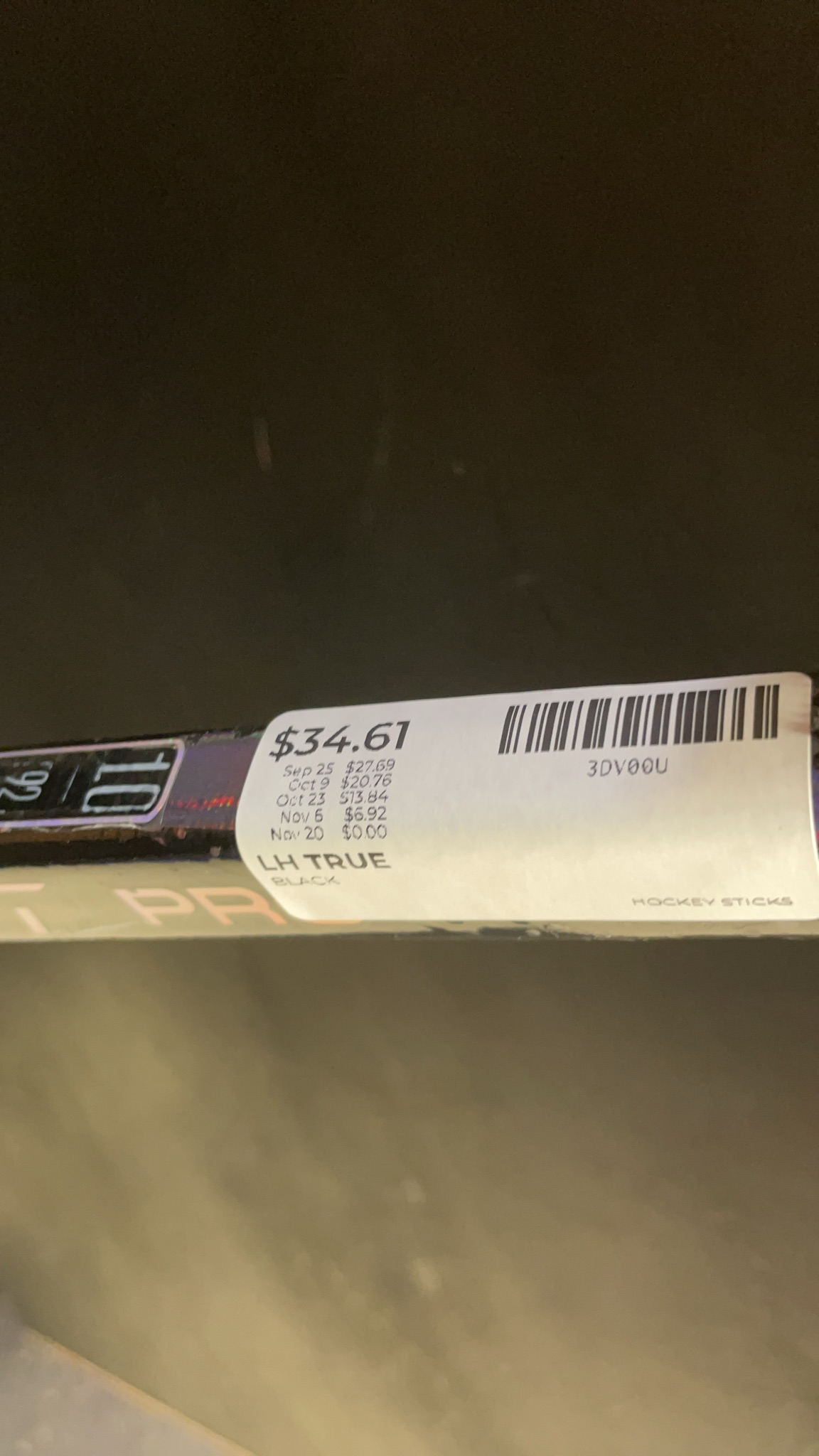 True Catalyst Pro LH Marner Pro Stock Hockey Stick