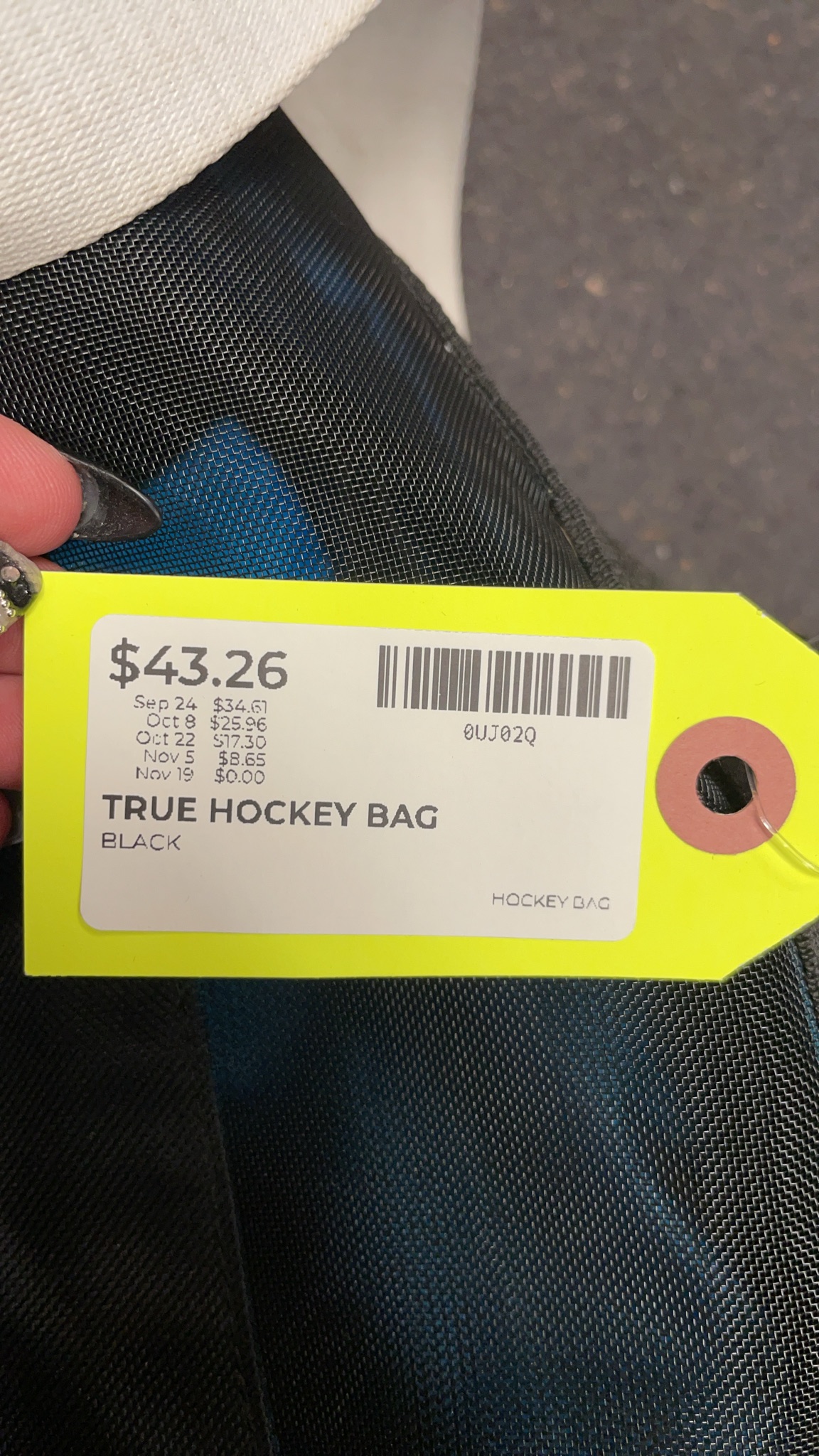 True Hockey Bag Black