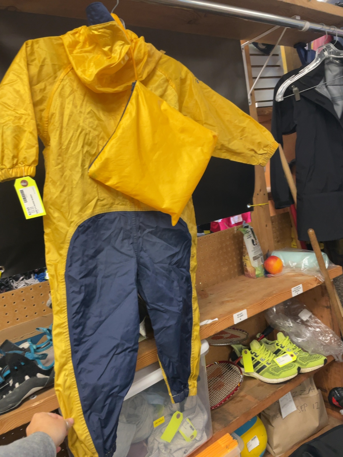 Tuffo Mudd Buddy Size 2-4 Yellow Rain Suit