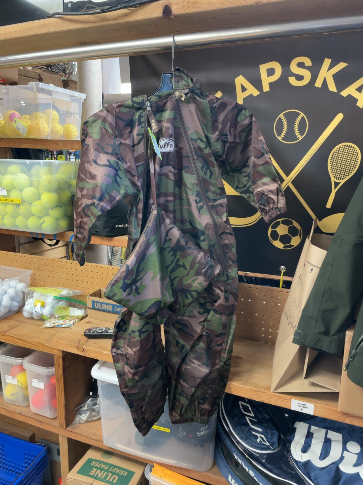 Tuffo Muddy Buddy Size 5 Camo Rain Suit