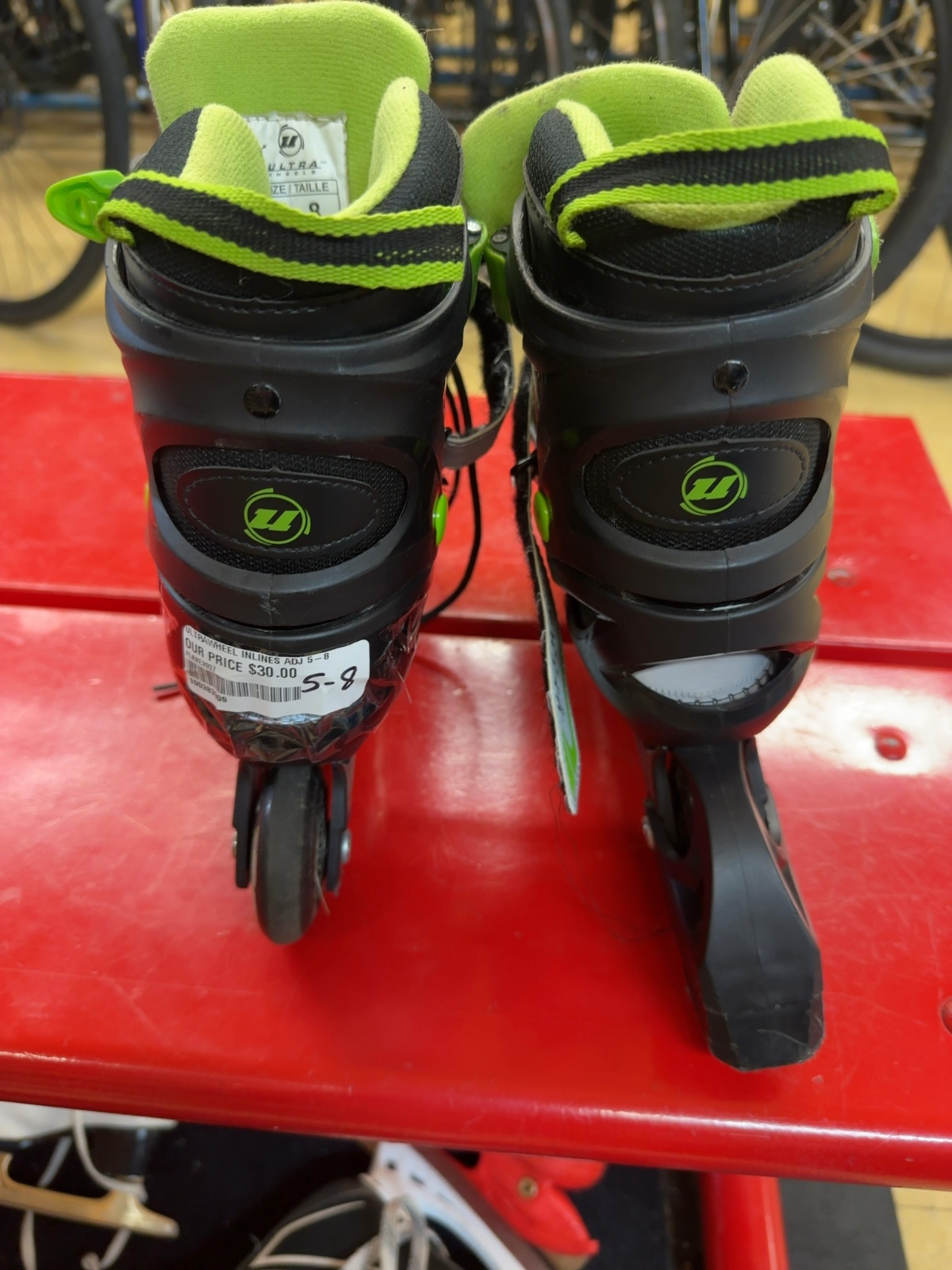 Ultra Wheels Adjustable Inline Skates - Size 5-8