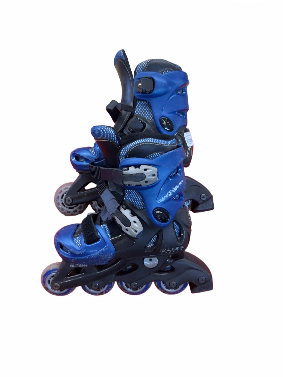 Ultra Wheels Transformer Youth Adjustable Inline Skates - Blue/Black - Size 13Y-3 - image 1