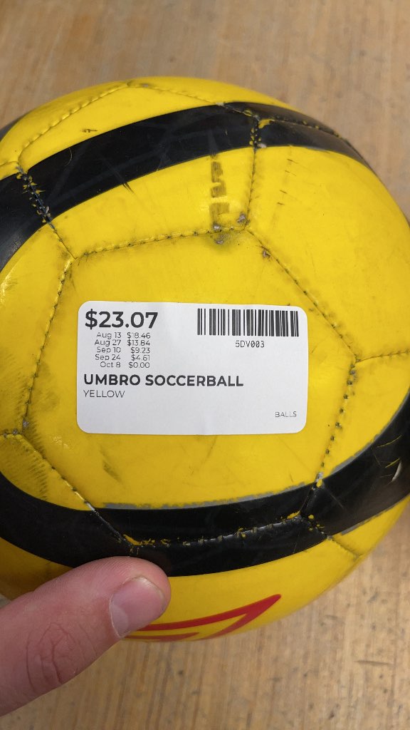 Umbro Soccer Ball - Yellow/Black