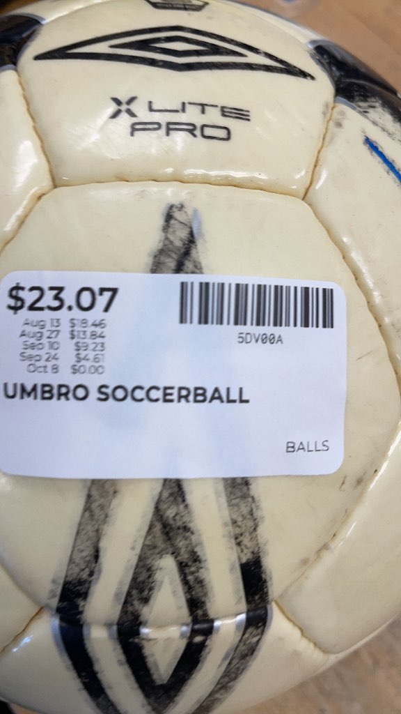 Umbro X Lite Pro Soccer Ball Size 5