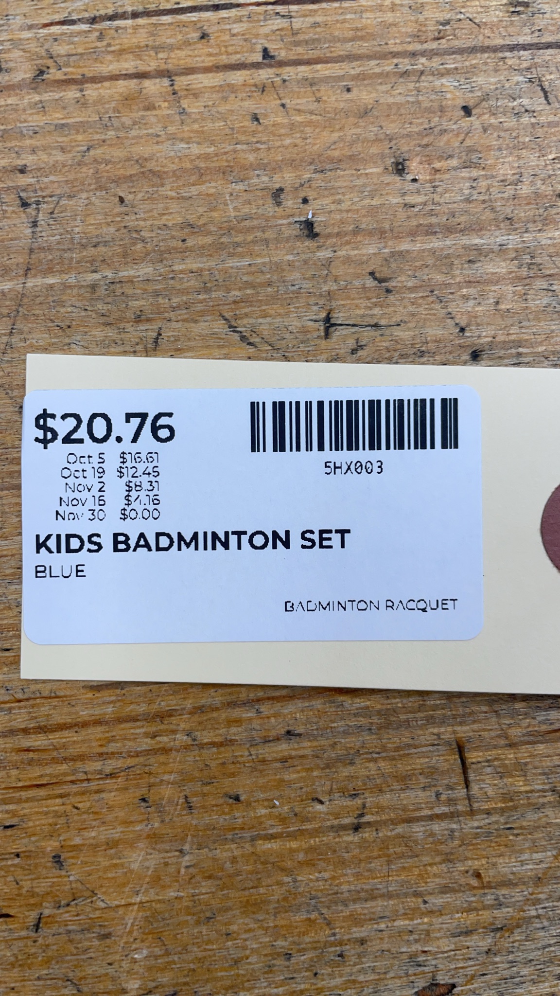 Unbranded Kids Badminton Set Blue