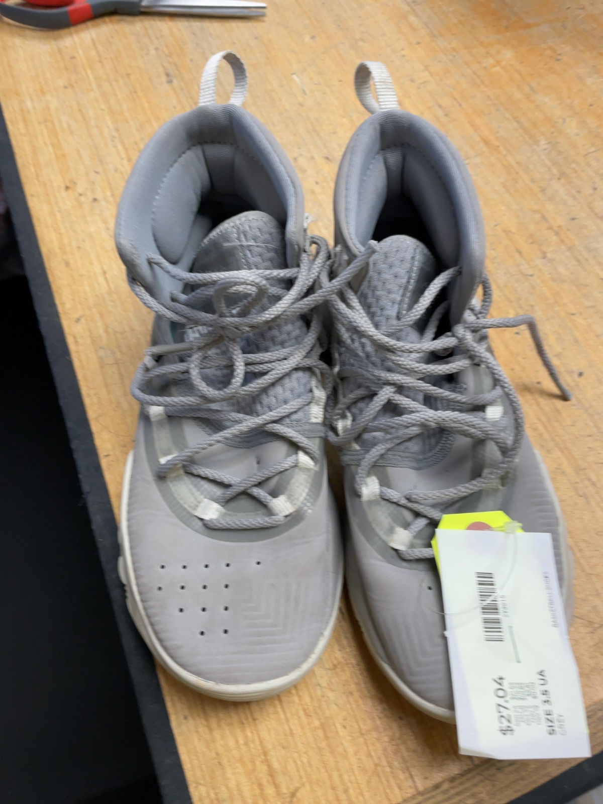 Under Armour Curry 3.5 UA Grey Basketball Shoes