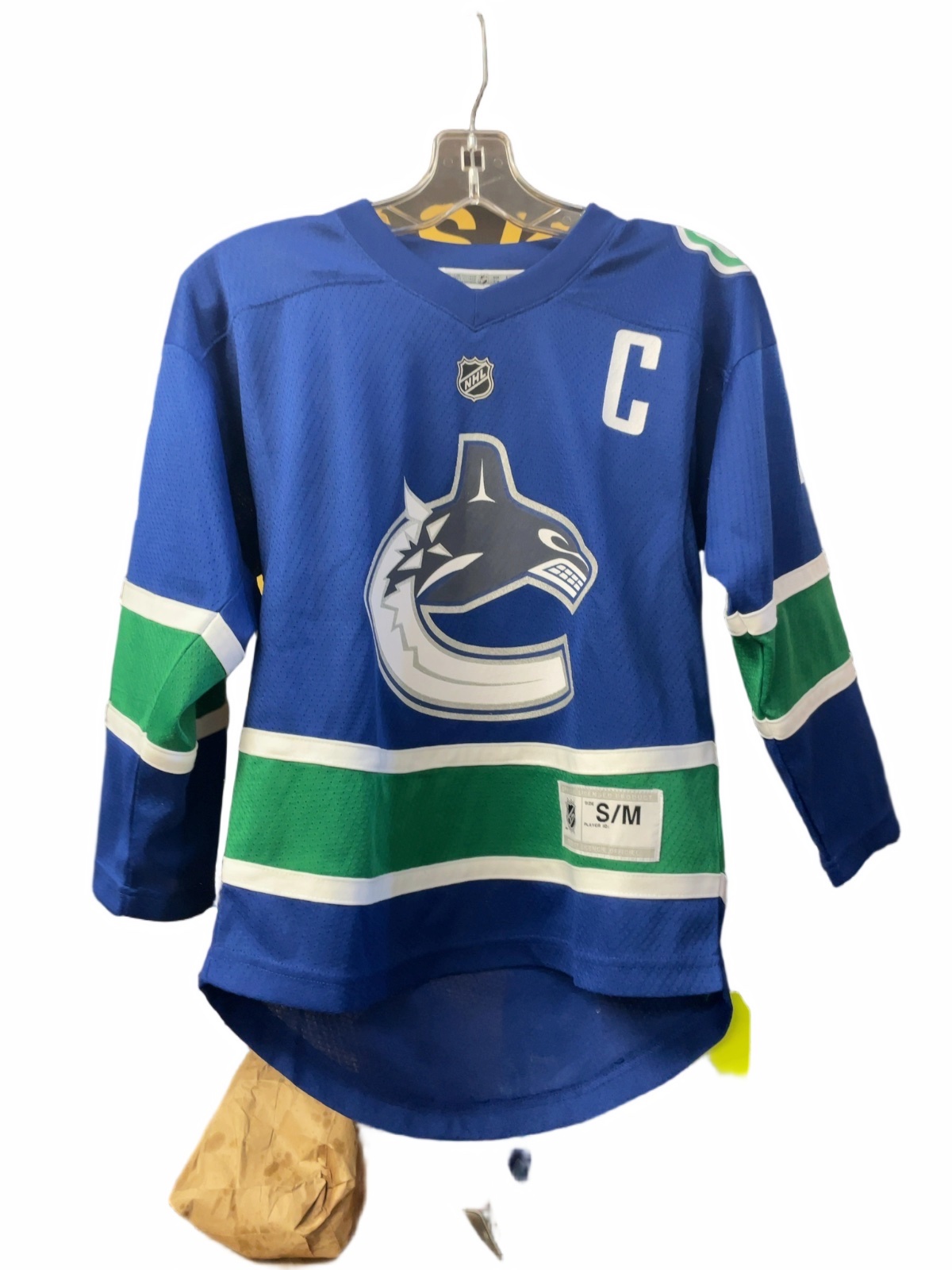 Vancouver Canucks Quinn Hughes Junior Hockey Jersey