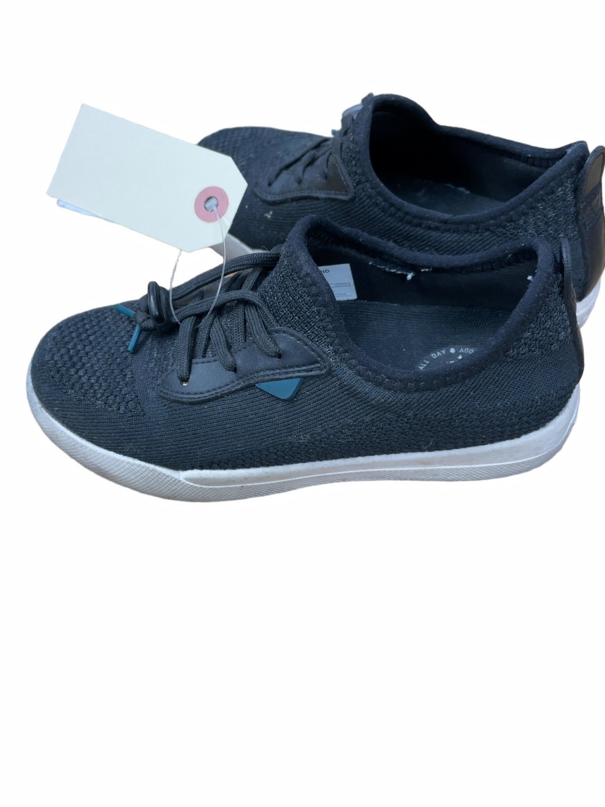 Vessi Weekend Size 2 Black Sneakers - image 1