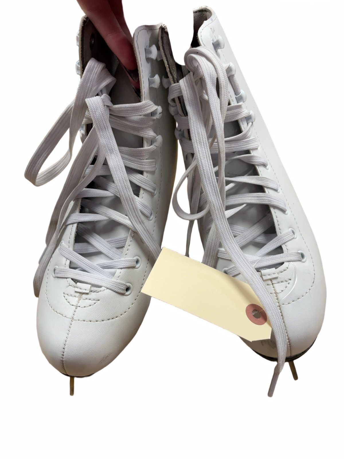 Vic Figure Skates Size 7 White - image 1