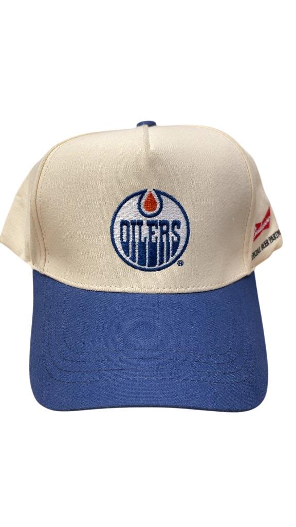 Vintage Edmonton Oilers Cap - Navy/Sand - image 1