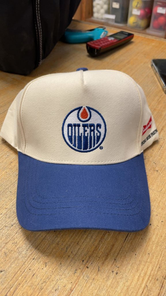 Vintage Edmonton Oilers Cap - Navy/Sand