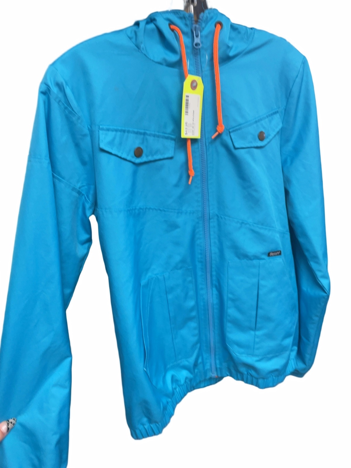 Volcom Rain Jacket JR 10 Teal/Orange - image 1