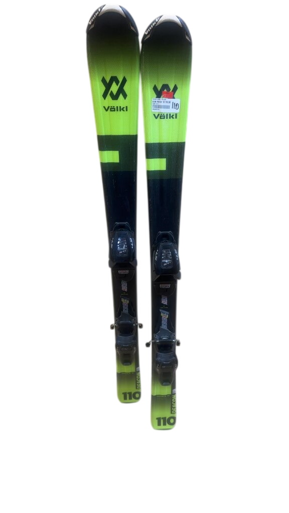 Volkl Skis Deacon JR Green/Black Used 110cm - image 1