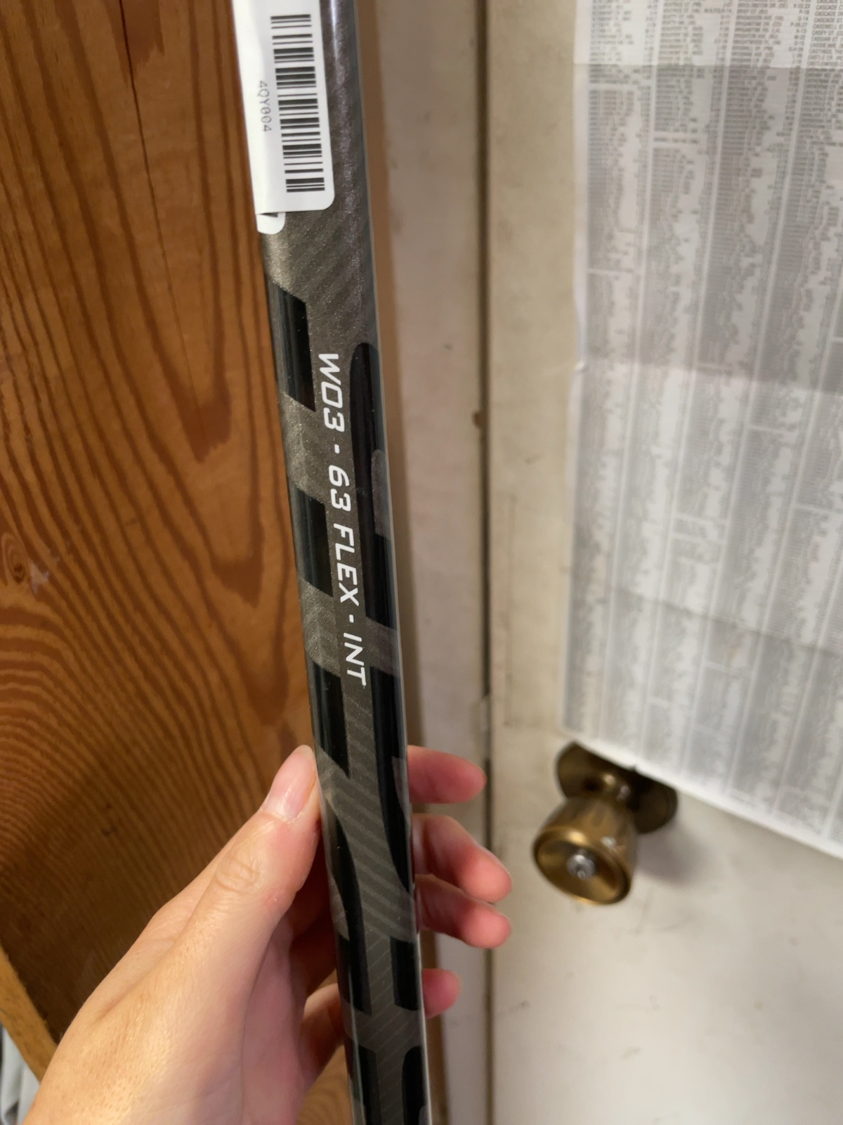 Warrior Alpha Intermediate 63 Flex W03 LH Hockey Stick