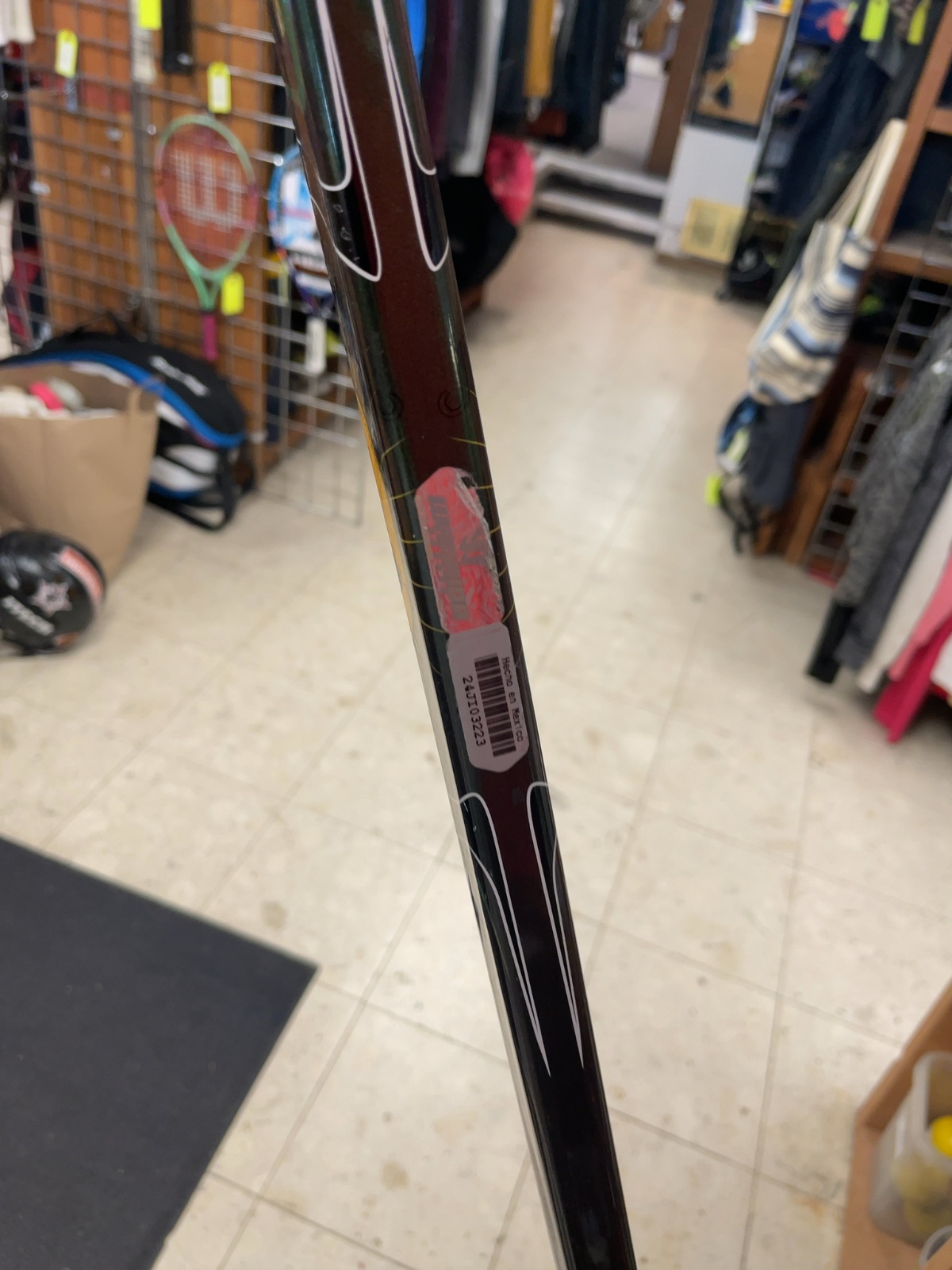 Warrior LH Hockey Stick - Green/Orange