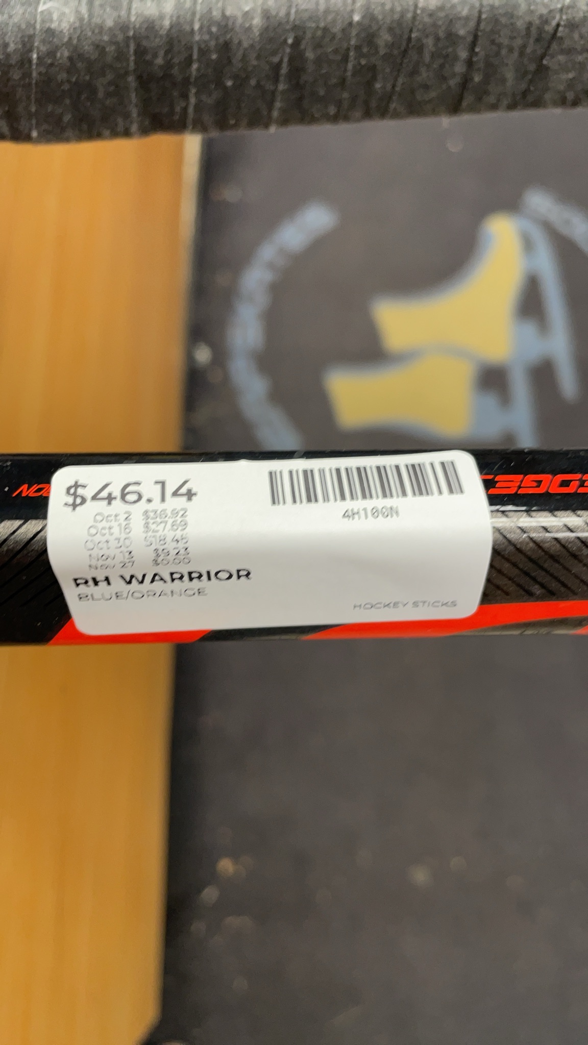 Warrior QRE 50 RH Hockey Stick