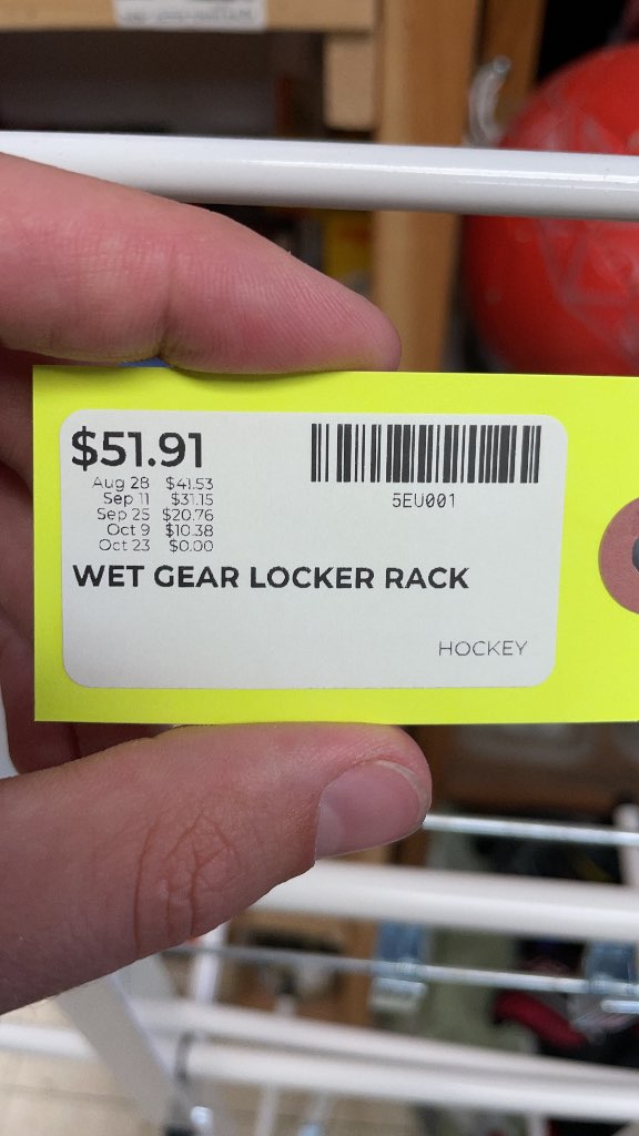 Wet Gear Locker Rack