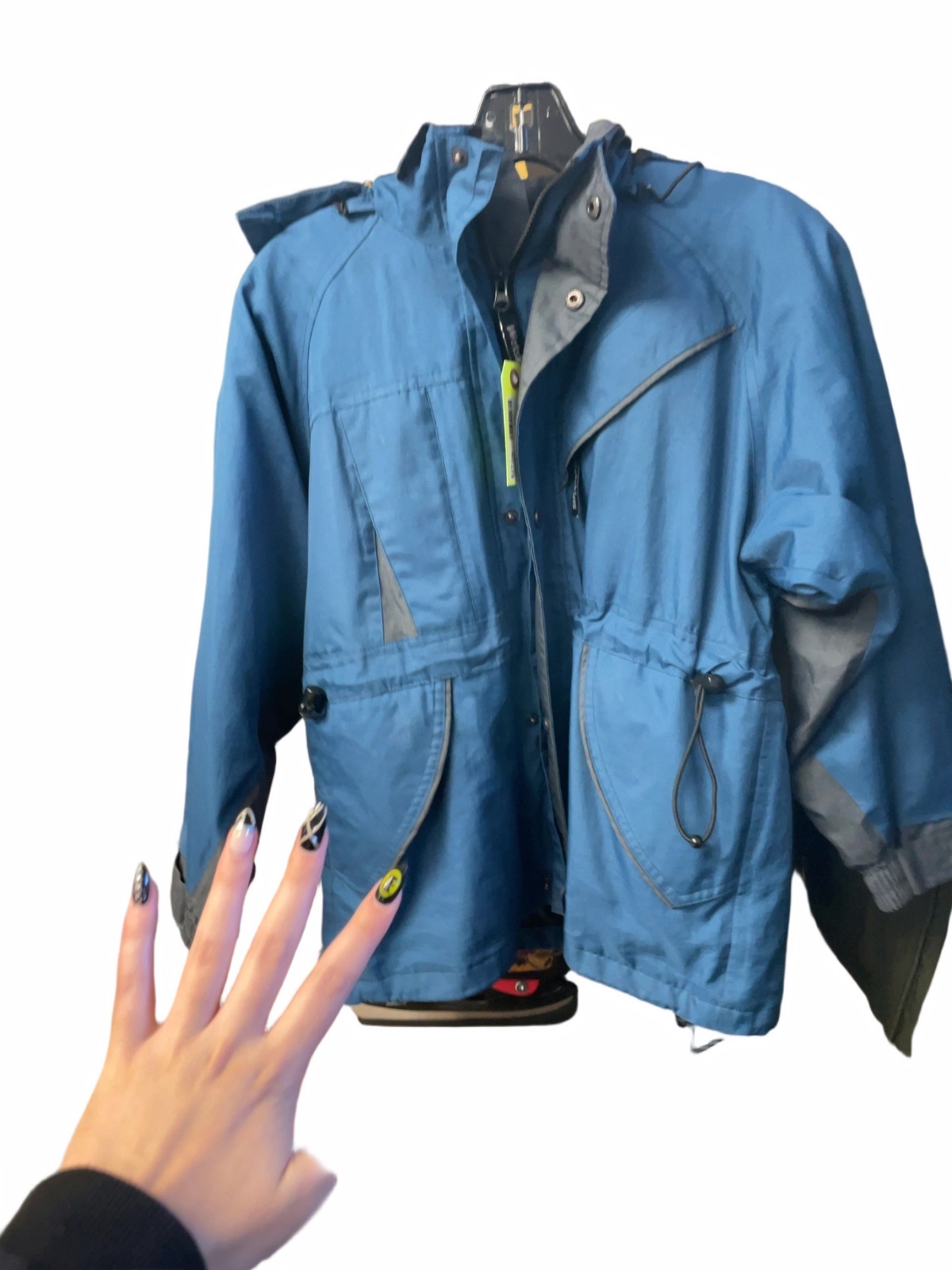 Wetskins Jacket Shell JR LARGE Dark Blue - image 1
