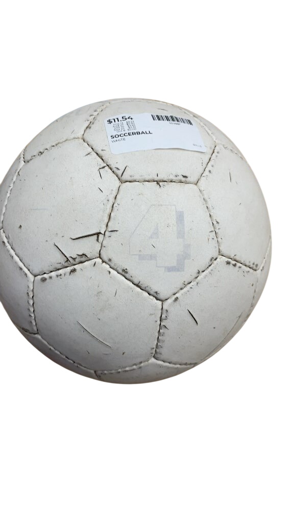 White Soccer Ball Size 4