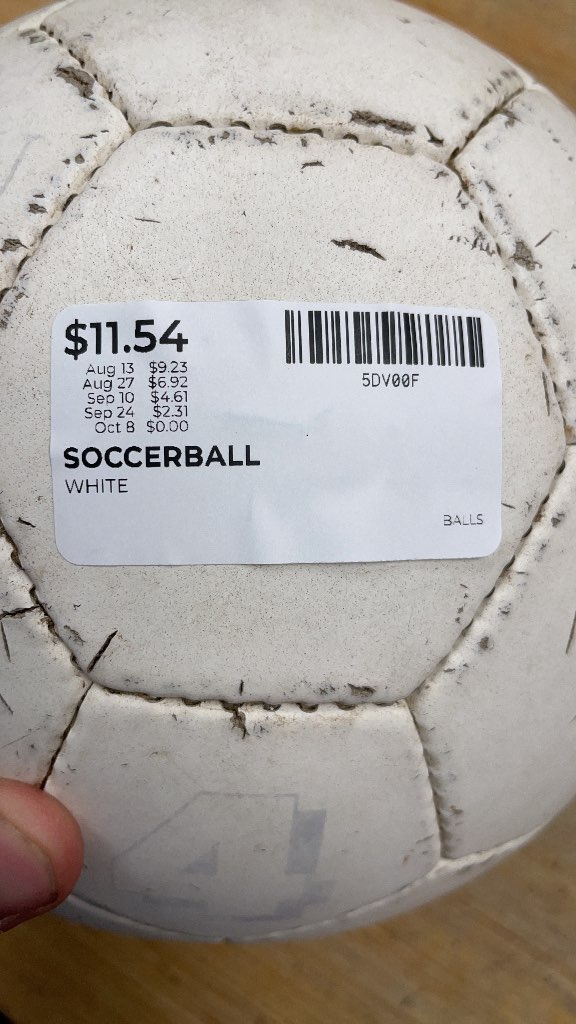 White Soccer Ball Size 4