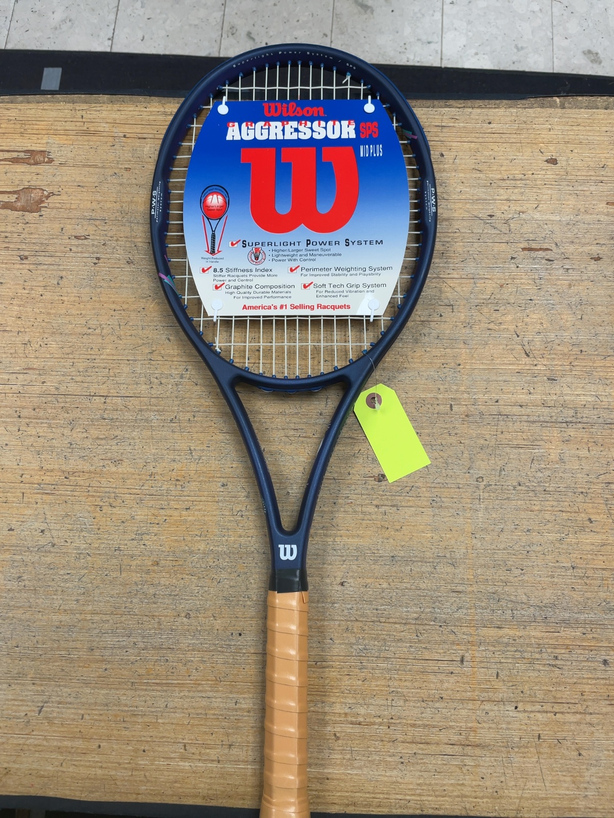 Wilson Aggressor SPS Mid Plus 4 1/2 95 sq in Blue Tennis Racquet