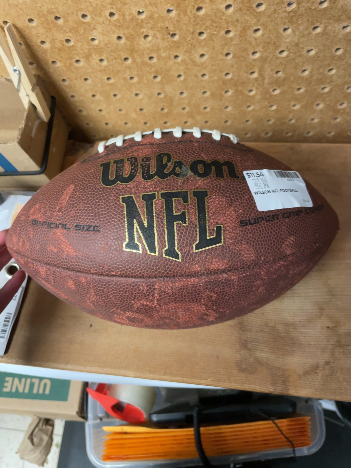 Wilson NFL Official Size Super Grip Football