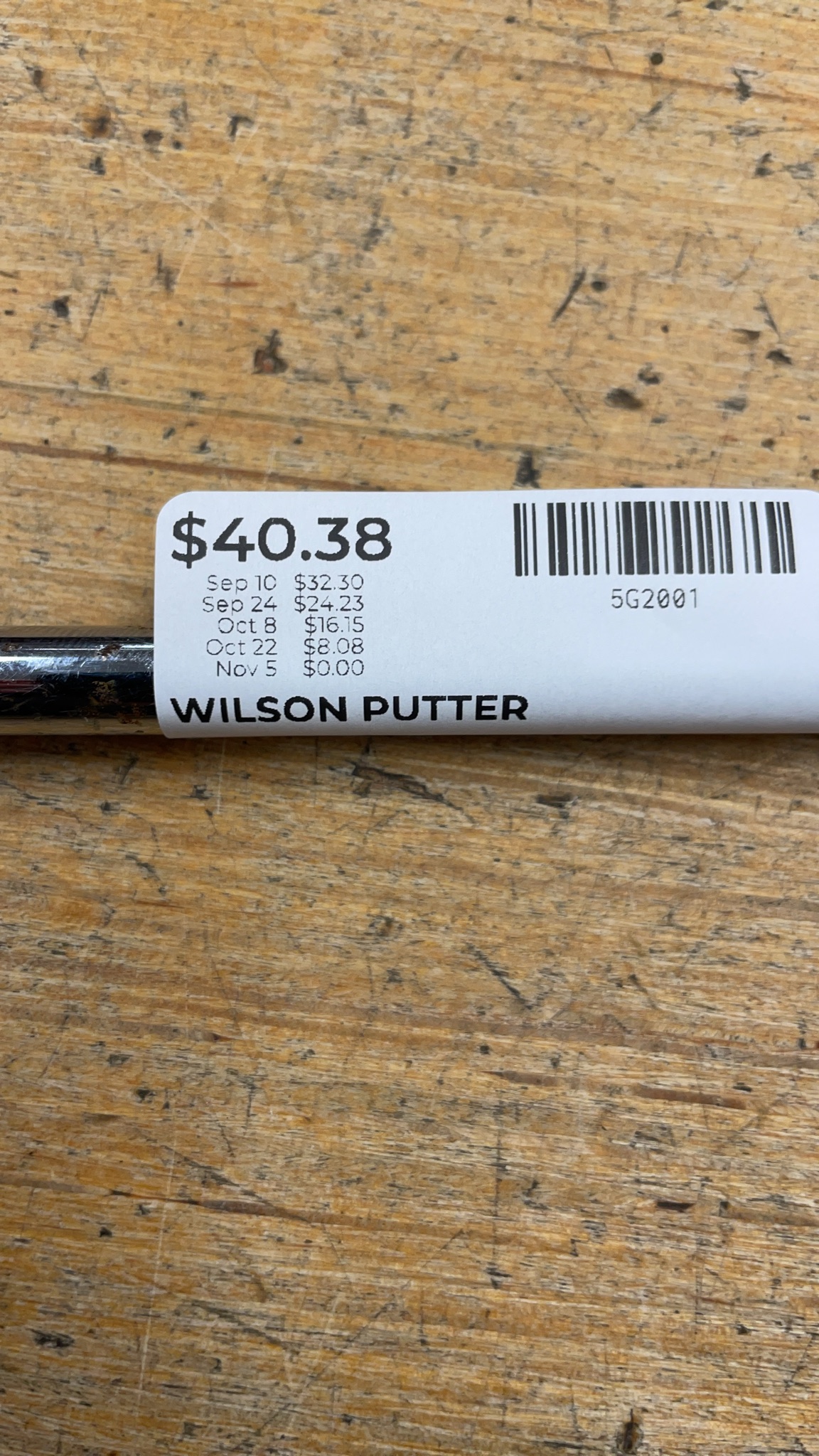 Wilson TPA XIX Putter