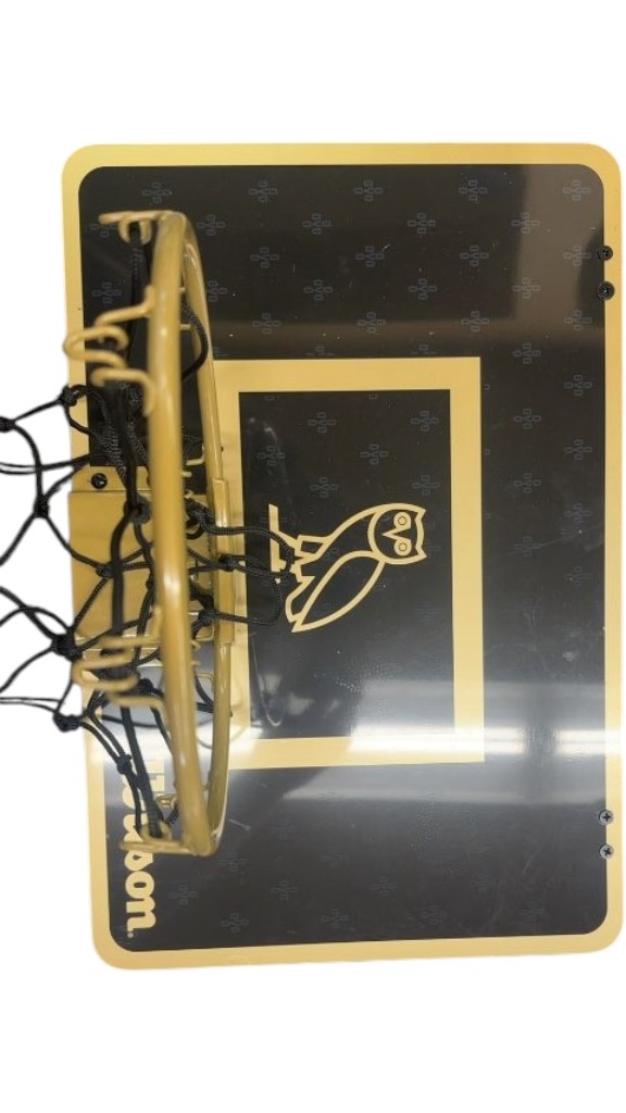 Wilson x OVO Mini Basketball Hoop Black/Gold Good Condition ( no ball) - image 1