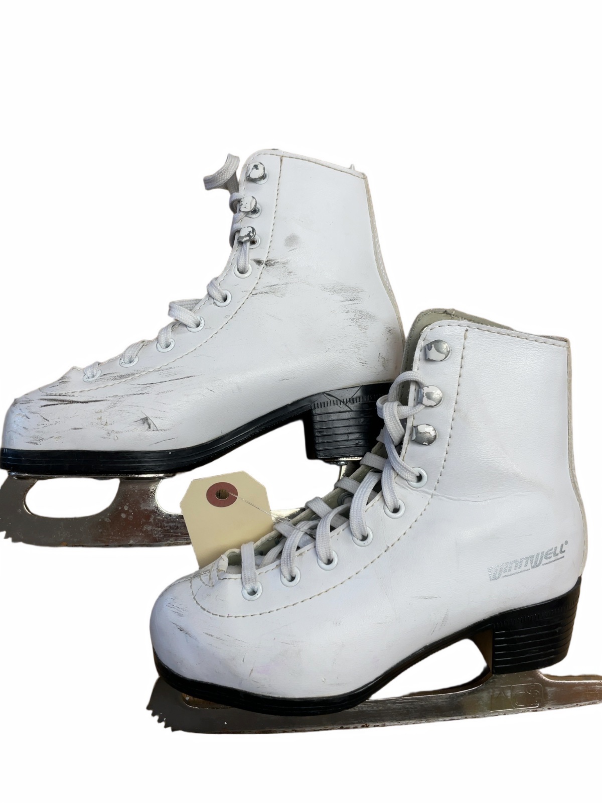 Winnwell Figure Skates Size 12C White - image 1