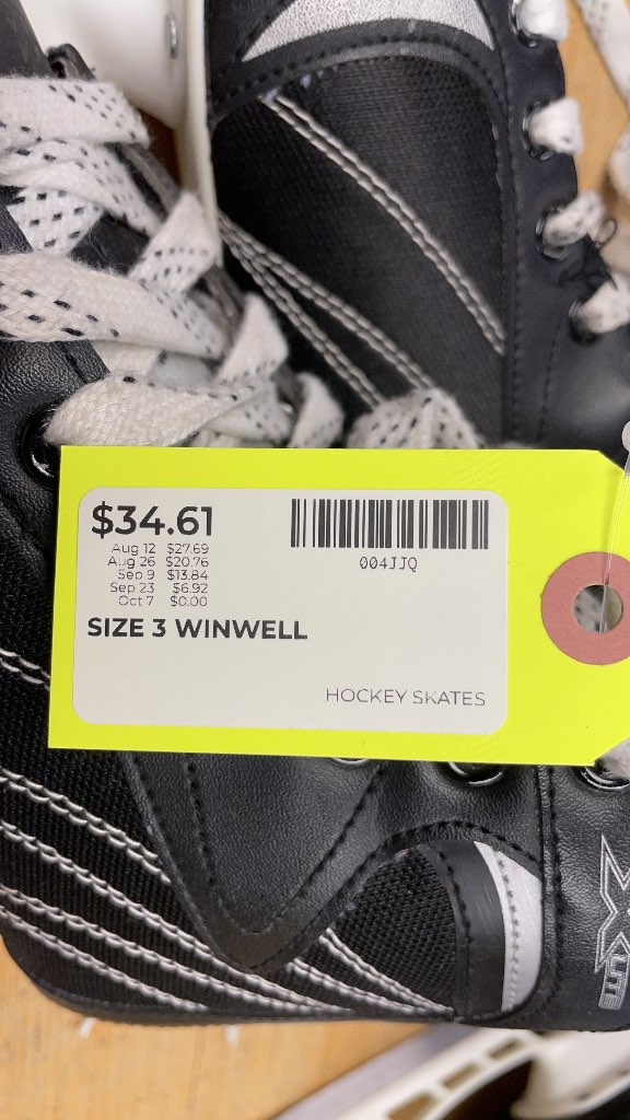 Winwell X-Lite Hockey Skates - Size 3