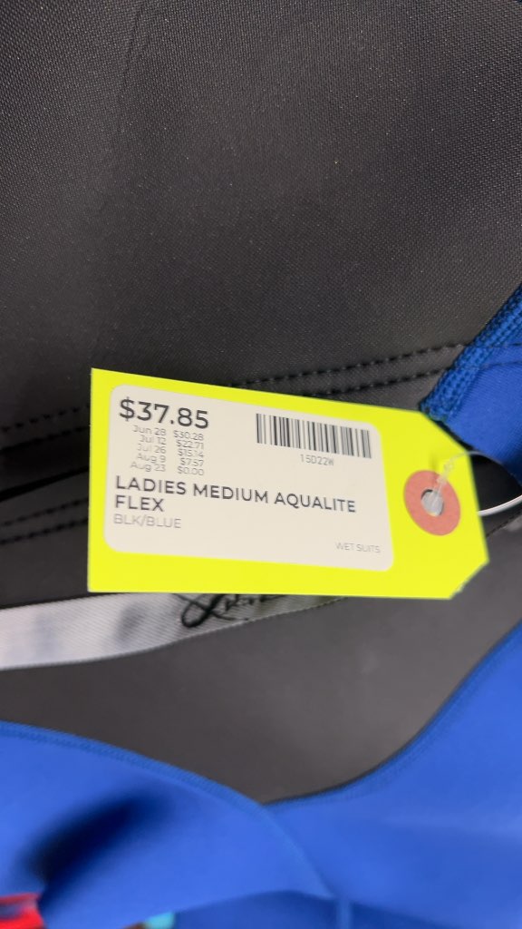 XPS Ladies Medium Aqualite Flex Shorty Wetsuit