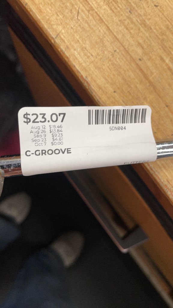 Yes! C-Groove Penny Mallet Putter