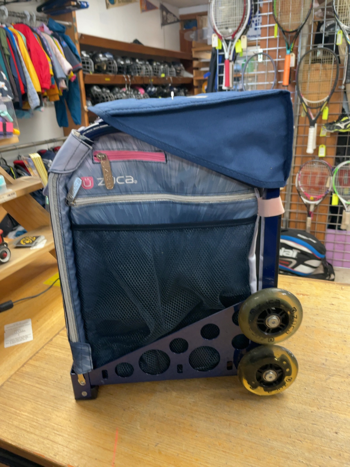 Zuca Figure Skating Roller Backpack Blue