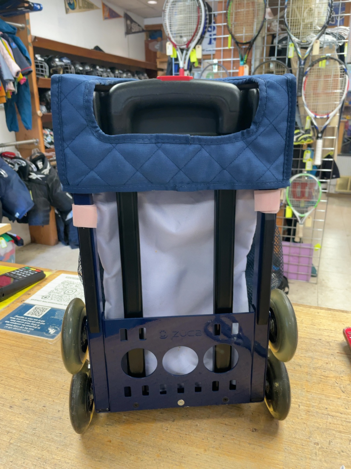 Zuca Figure Skating Roller Backpack Blue